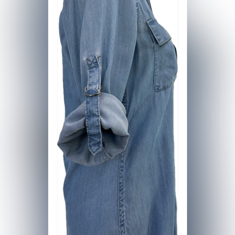 White House Black Market Denim Tunic - Picture 5 of 14